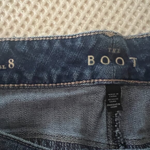 WHBM Boot Cut Jeans, Mid-Rise, Size 8 - Picture 3 of 4